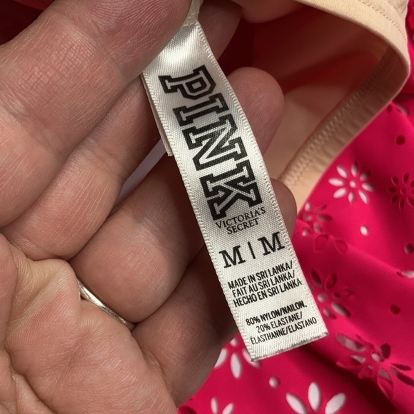 Victoria’s Secret PINK hot pink bikini top size medium - Picture 7 of 9